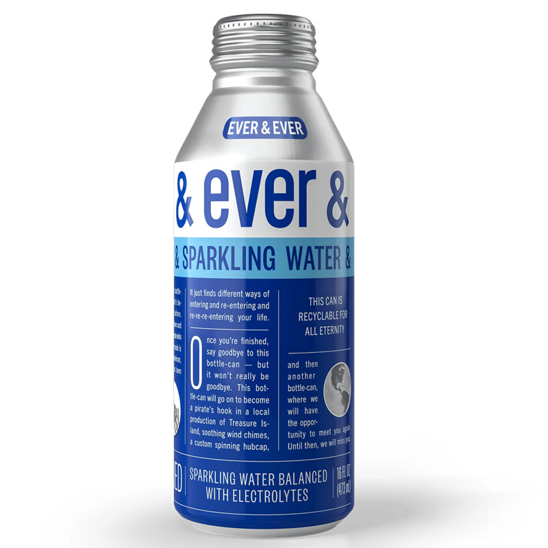 EVER AND EVER SPARKLING WATER 12X473ML