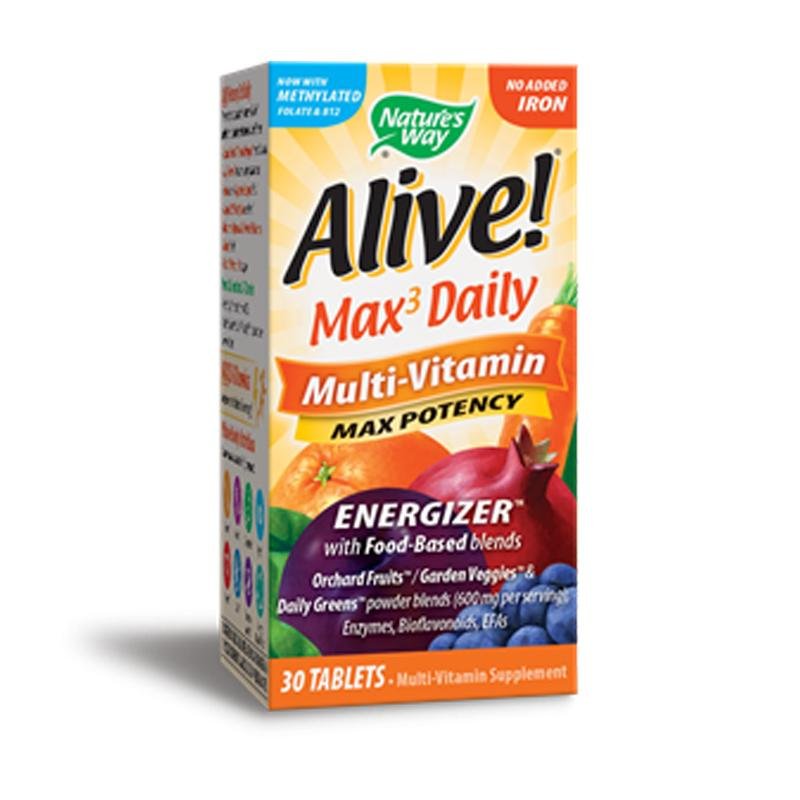 ALIVE MAX3 DAILY TABS REG - 30'S - Brydens Antigua