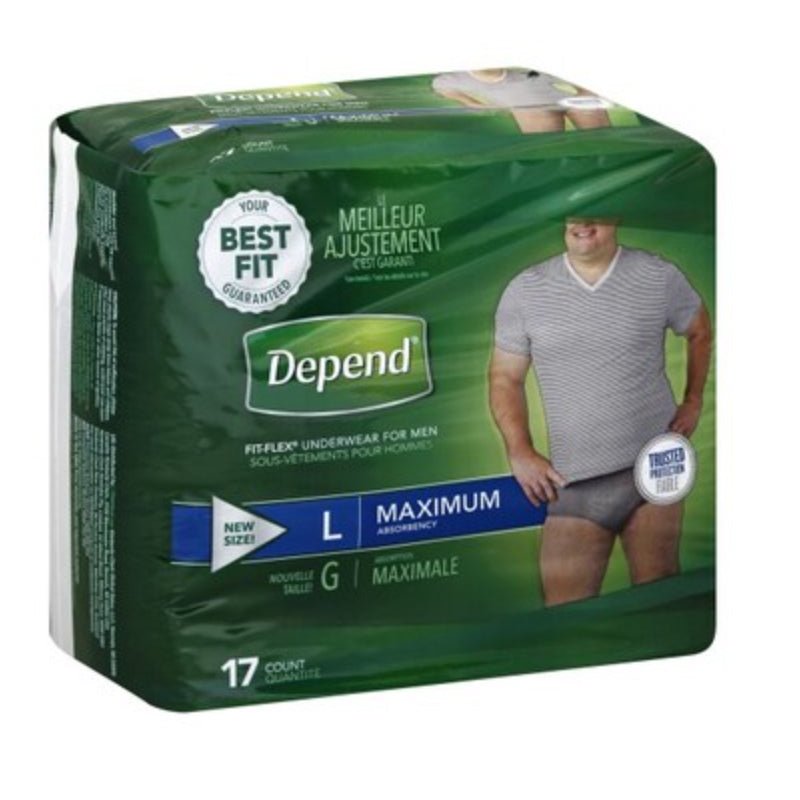 DEPEND MEN LARGE MAX ABSORB - 17S - Brydens Antigua