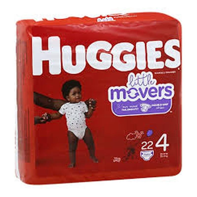 HUGGIES S4 LITTLE MOVERS JUMBO - 22 - Brydens Antigua
