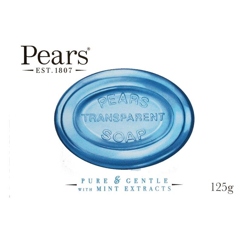 PEARS SOAP BLUE with MINT EXTRACTS - 125G - Brydens Antigua